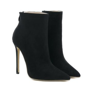 2022 European American Style Classic Comfortable 12cm Bare Boots for Women Sizes 35-42