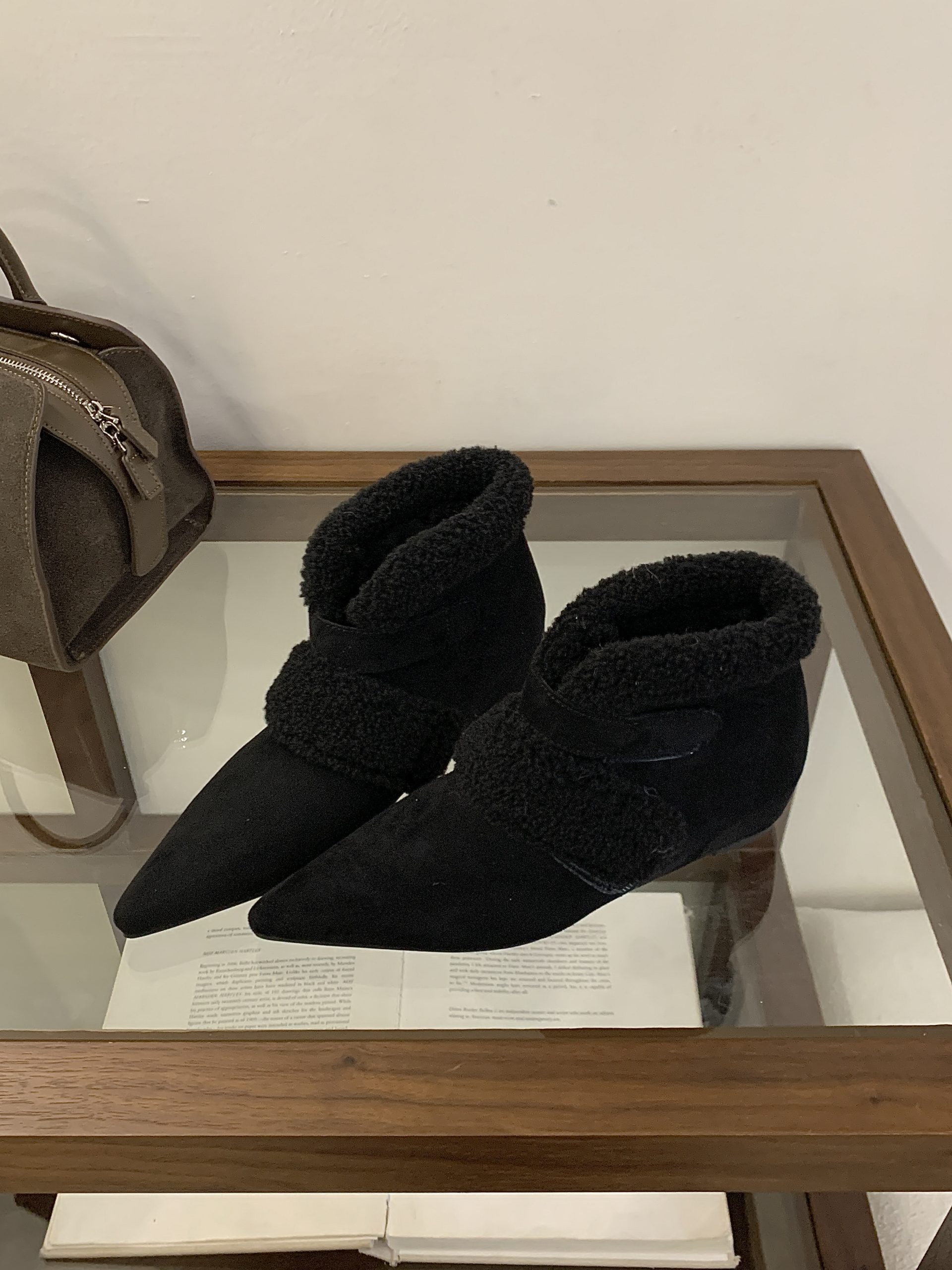 2025 New Winter Fleece Lined Cotton Shoes for Women - Faux Fur Ankle Boots with Hidden Heel - Image 3