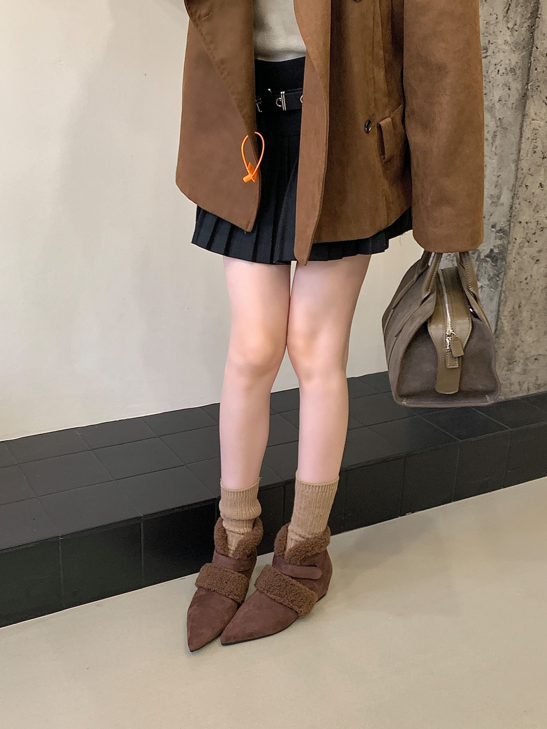 2025 New Winter Fleece Lined Cotton Shoes for Women - Faux Fur Ankle Boots with Hidden Heel - Image 4