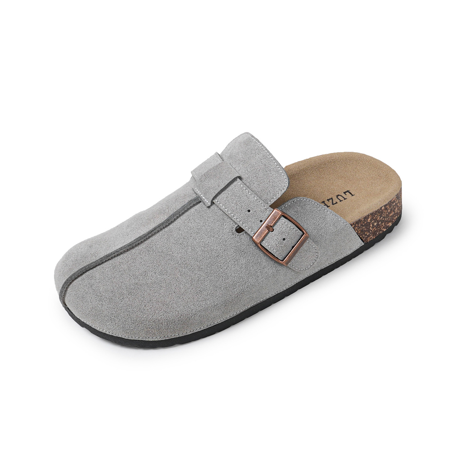 Women's Closed Toe Flat Slippers 2026 New Summer Fashion Casual Thick Sole Birkenstock Style - Image 5