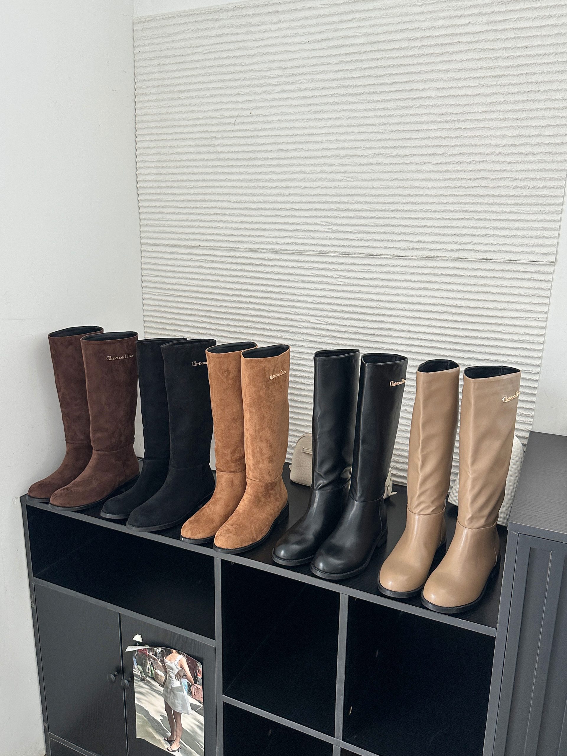 New Winter Style Simple Above Knee Boots Women Martin Boots - Image 2