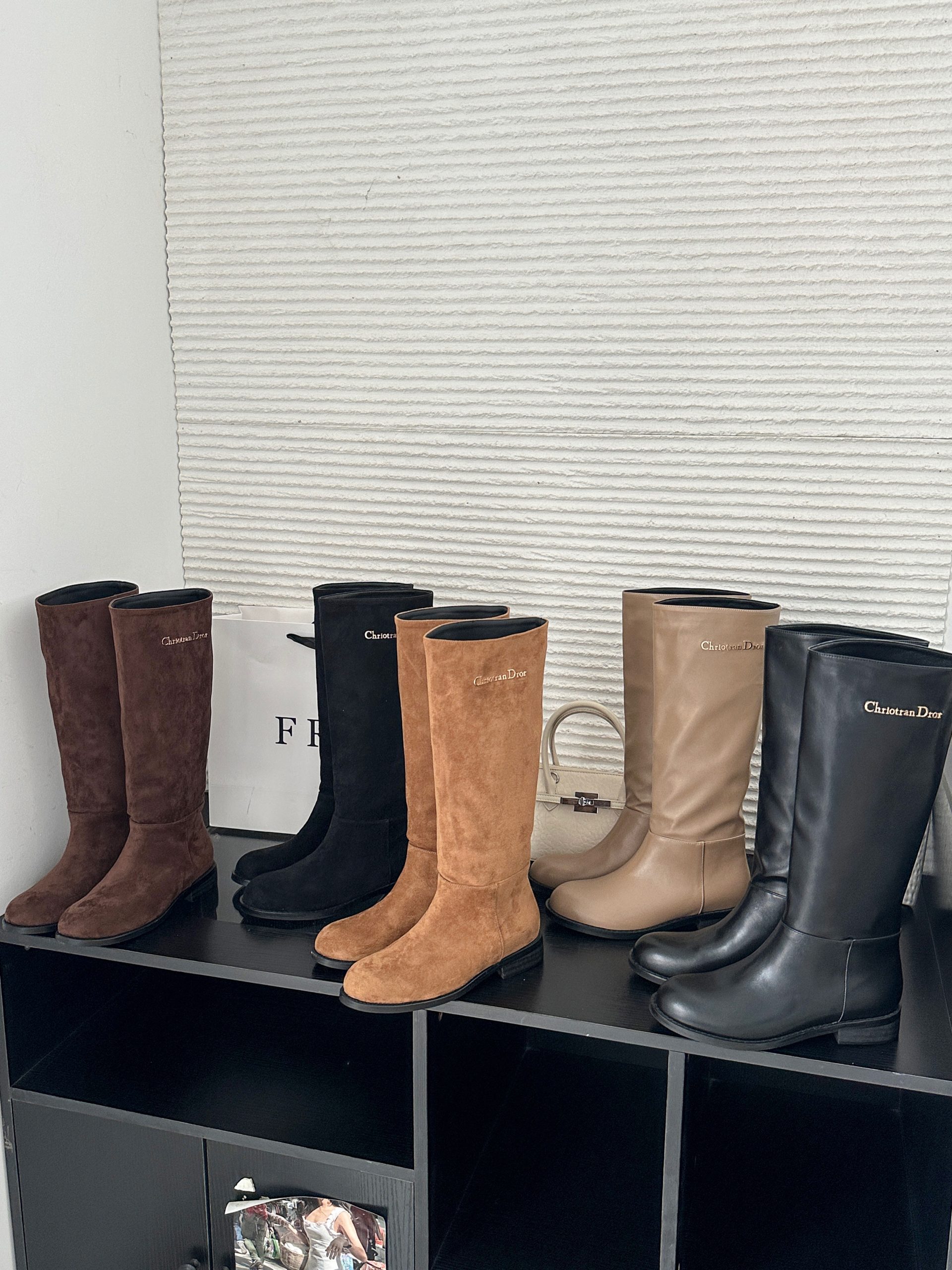 New Winter Style Simple Above Knee Boots Women Martin Boots - Image 3