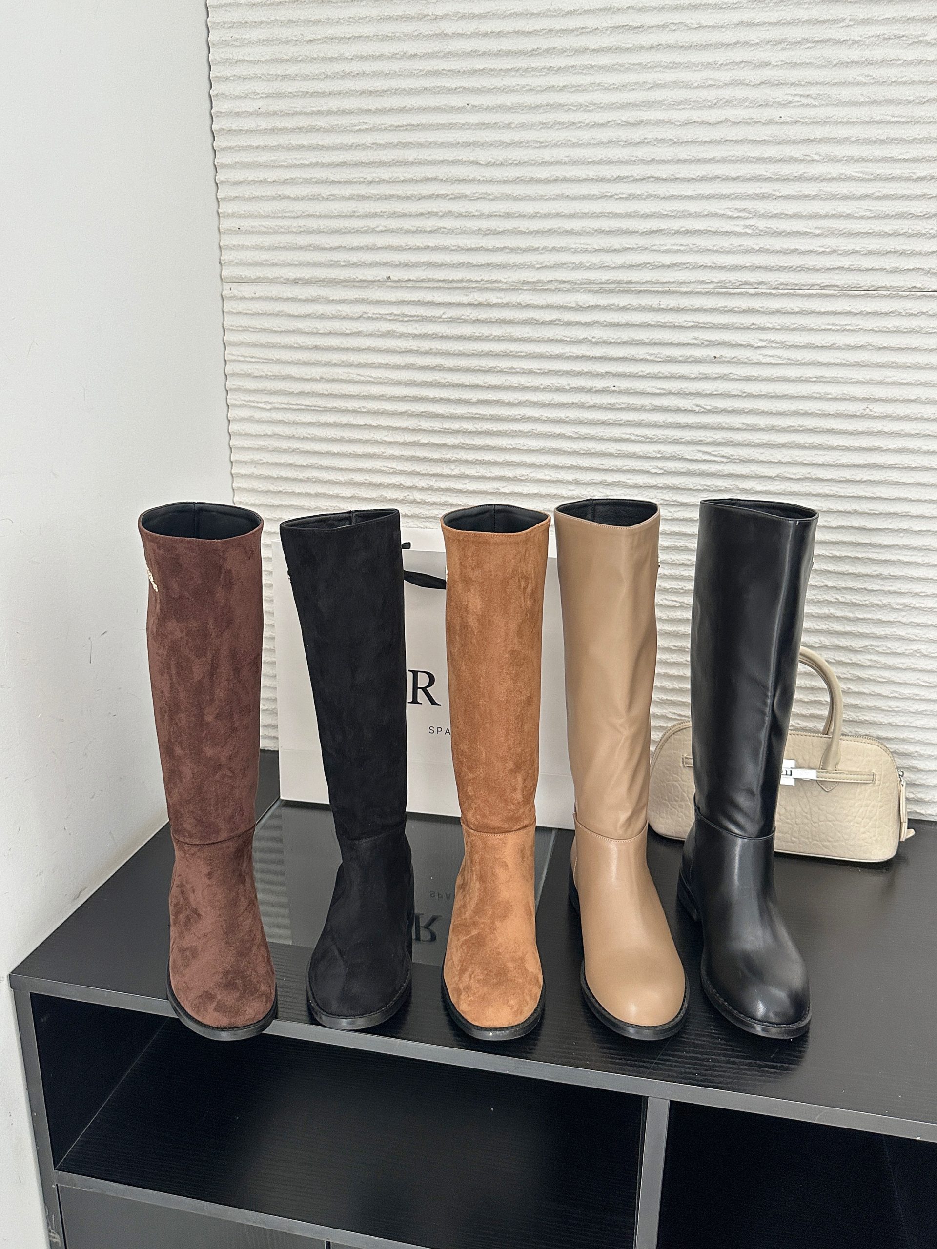 New Winter Style Simple Above Knee Boots Women Martin Boots - Image 4