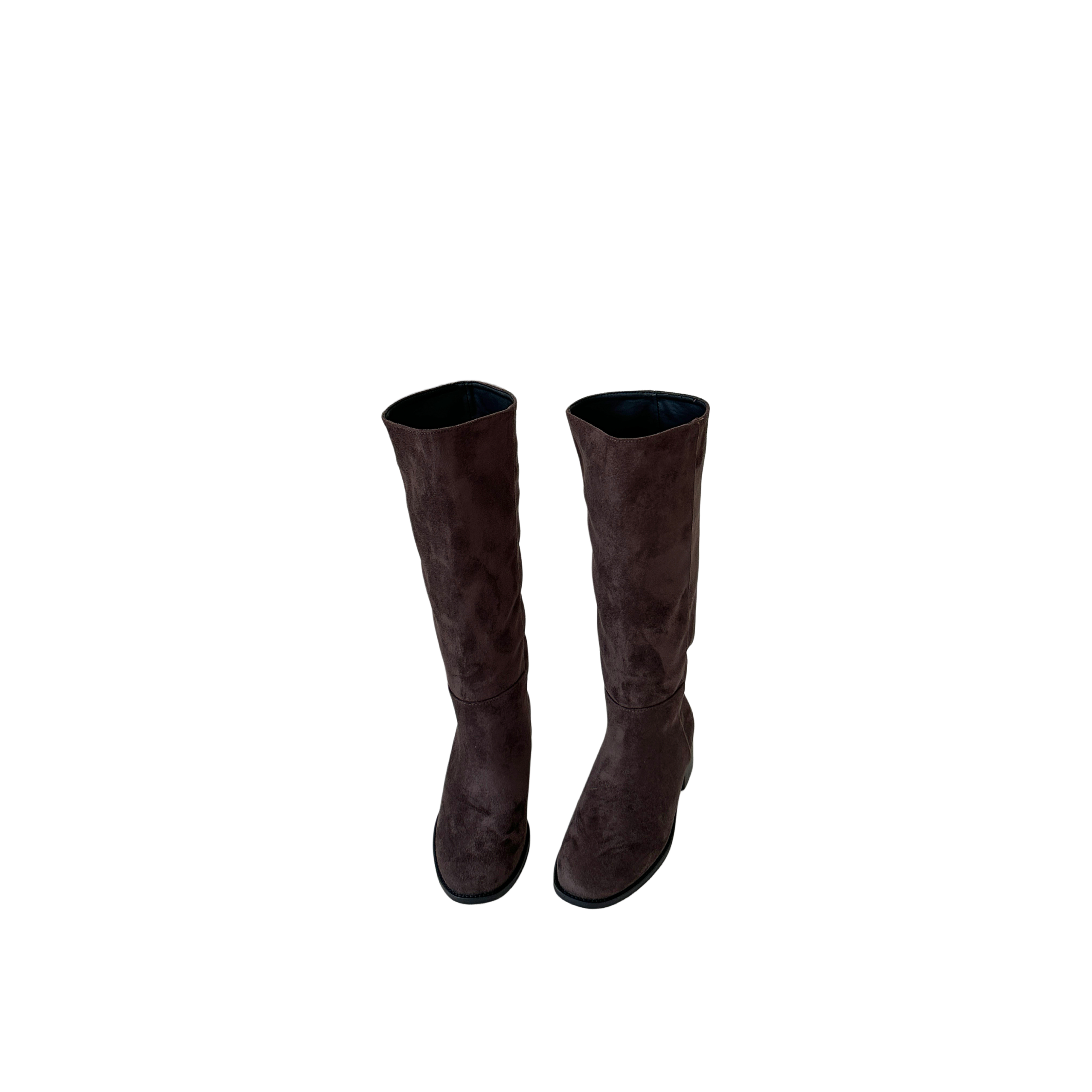 2026 Autumn Winter New Simple Versatile Over Knee Boots Women Round Toe Low Heel PU Lining Suede - Image 5